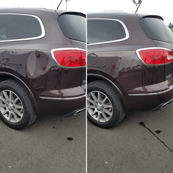 suv paintless dent repair before and after 1